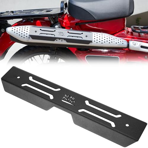 KEMIMOTO CT125マフラーガード バイク マフラー用 耐熱ヒートガード バイク用ヒートガード 耐熱 ct125マフラーガード 断熱 耐高温 火傷防止 安全保護 炭素鋼