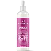 Inahsi Rescue & Repair Bond Strengthening Leave-In Conditioner | Hair Moisturizer for Men, Women, or Kids | Hair Products for Naturally Curly Hair 12 oz | Made in the USA
