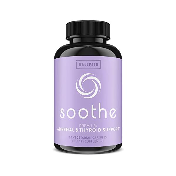 Soothe Thyroid Support and Adrenal Support Supplement - 2 in 1 Natural Formula to Support Energy, Metabolism, Adrenal…