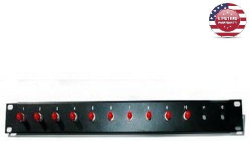 1 Pack X ST Multimode Fiber Patch Panel Kit - 12 Port - By Nexiron