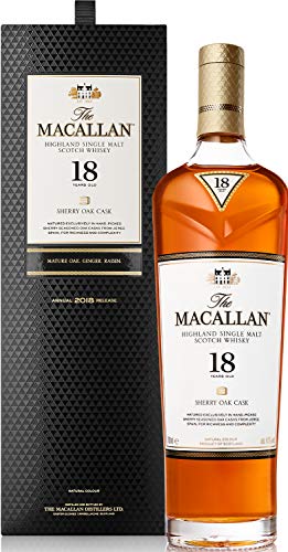 Macallan Sherry Oak 18 Years Old Whisky mit Geschenkverpackung (1 x 0.7 l)