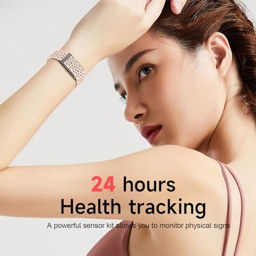 Denash Health Smart Bracelet,Magnetic Wearable Activity & Fitness Tracker,Fitness Tracker Wristband with 127 Sport Modes for Men Women (Black) (Black)