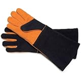 Steven Raichlen Best of Barbecue Extra Long Suede Gloves (Pair) - SR8038