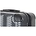 Kenneth Cole Reaction Wave Rush Lightweight Hardside 8-Wheel Spinner Expandable Suitcase, Metallic Charcoal, 28-Inch Checked