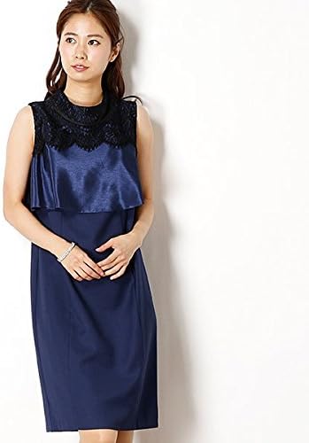 Amazon Co Jp ジュネビビアン Genetvivien ワンピース ネイビー 009 服 ファッション小物