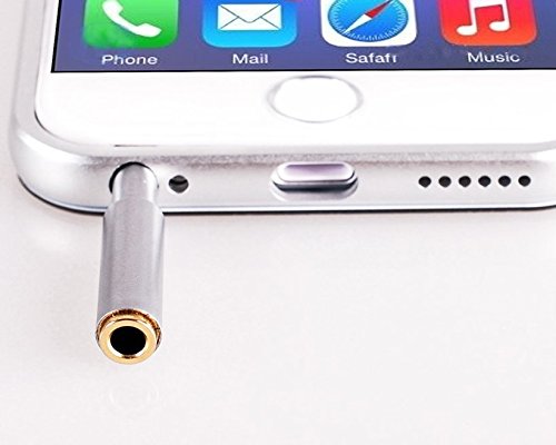 Josi Minea 3.5mm Audio Jack Extender Headphone Adapter with Gold Plated 4-Pole 3.5mm Connectors (3 Ring Jack) for Apple iPhone 6 / 6 Plus / 5S / 5C / 5 4S, iPad Air / Mini, Samsung Galaxy S6 / S5 / S4 / S3, Note 4 / 3 Nexus 4, HTC One, Nokia Lumia & most  - Thumbnail 3