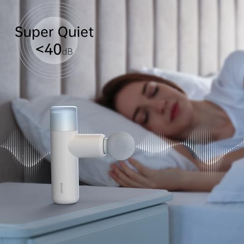 opove M3 Mini Massage Gun for Back Pain Relief, with Facial Mode, 7mm Amplitude, 4 Speed Levels Ultralight Portable and Rechargeable Fascia Gun Active Recovery Women Gifts