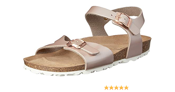 rose gold clarks sandals