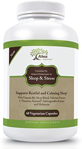 Athea Sleep &amp; Stress Formula For Sleeplessness - COMPARE COMPARE COMPARE! - We encourage you to read all labels and COMPARE ingredients and price with other sleep formulas.
