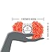 Charmkey Smooth Fur Yarn Super Soft Feeling 5 Bulky Fluffy Solid Colors Knitting Craft Polyester Fuzzy Nylon Yarn for Sweater Shawl Scarf Animal Toys and More, 1 Skein, 3.35 Ounce(Orange)