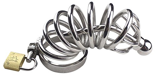 The Bondage Locker Fetish Male Chastity Belt Urethral Tube CBT Belt Device