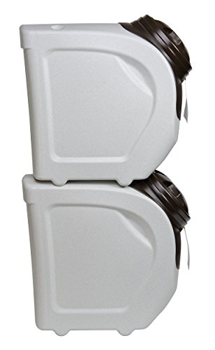 Vittles Vault Home Stackable 45+ lb Airtight Pet Food Storage Container