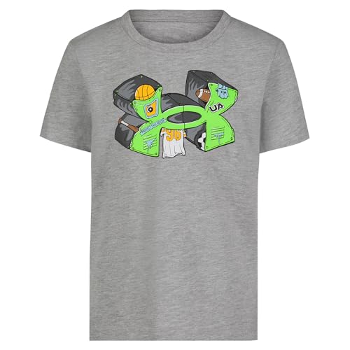 Under Armour Boys' Short Sleeve Core Graphic T-Shirt, Lightweight & Breathable,…