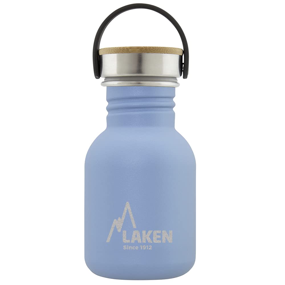 Laken Unisex - Adult Heavy Duty Stainless Steel Bottle 0.35L Blue, 0.35