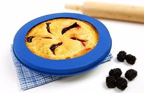3278 Reusable Silicone Pie Crust Shield up to 10" Prevents Crust Burning