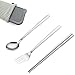 Portable Travel Flatware Set Metal Chopsticks Reusable Stainless Steel Forks Spoons Set with Carrying Case Bag for Adults Dark Grey