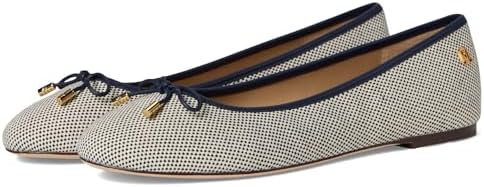 Amazon.com | Lauren Ralph Lauren Jayna Woven Leather Flat Deep