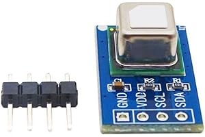 YobiLife SCD40 SCD41 for-CO2 Gas Sensor with Built-in Temperature and Humidity Measurement, 400-2000 ppm Range, I2C Digital O