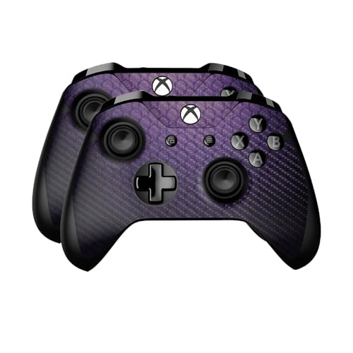 Carbon Fiber Skin Compatible with Microsoft Xbox One Controller (2 Pack) - Anti…
