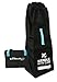 Bububee 'Elua Single Umbrella Style Stroller Gate Check Travel Bag (Black & Aqua)