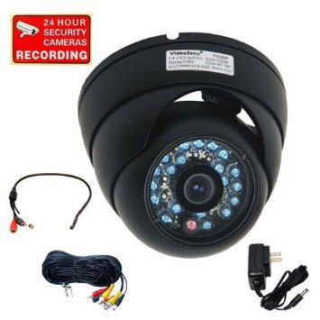 Click Here to See More Images VideoSecu Day Night Vision IR Outdoor Dome Security Camera Vandal Proof 1/3
