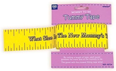 Amazon Com Amscan Delightful Tummy Measure Game Baby Shower Party