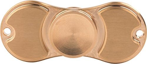 The Big Three Fidget Hand Spinner Toy, High Quality Solid Brass Spinner, Premium Hybrid Ceramic Bearing, 1 - 5 minute spin time, Relieves ADHD, Anxiety, Nervousness