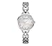 Bulova Women's Stainless Steel Facets Watch with Mother-of-Pearl Dial