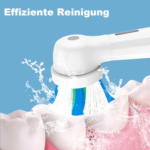 12 IO Brush Heads Compatible with Oral B iO 2 3 4 5 6 7 8 9 10 Electric Toothbrush, Replacement Toothbrushes Compatible with Oral B iO for Teeth Cleaning (Black White)
