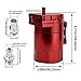 EVIL ENERGY 00590RD Red Universal Aluminum Oil Catch Reservoir Tank Breather Filter Kit 280ml