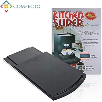 Amazon Com Caddy Sliding Coffee Maker Tray Mat Moving Slider
