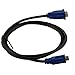 Premium Blue Connectors HD15 Male to Male SVGA VGA Long Video Monitor Cable for TV Computer Projector 5 feet MYHMZCYCLE