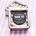 Nakpunar 6 pcs Clear Top Square Tins - 8 oz
