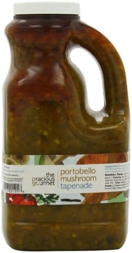 The Gracious Gourmet Portobello Mushroom Tapenade, 76-Ounce