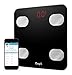 Ouyii Digital Scale Smart Bluetoth Wireless Fat Bathroom Body Scales CF390BLE With IOS and Android App Portable For Travel(black)