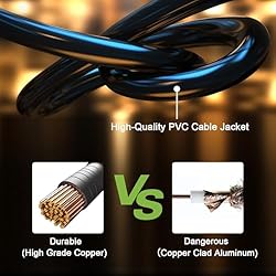 RTTY 100FT Outdoor String Lights with Remote, Led