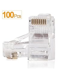 SHD enchufe de red UTP RJ45 conector 8P8 C para Cat5 Cat5e Cat6 Cable Trenzado Solid Crystal Head