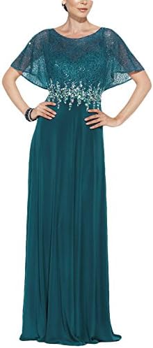 Favors Women's Long Beading Mother of the Bride Dress with Jacket Jade 10