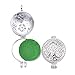 ZX Jewelry 5pcs Silver-tone Filigree Living Memory Floating Lockets Diffuser Pendants Necklaces