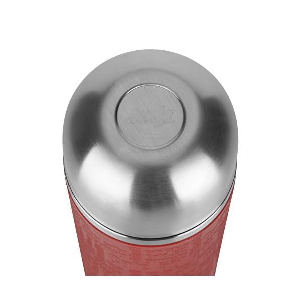 Emsa 515715 Senator Manschette Isolierflasche, Mobil genieÃen, 1,0 L, Safe Loc Verschluss, rot – Bild 4