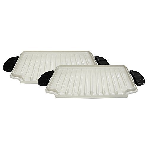 George Foreman GFP84PX Evolve Grill 84-Square Inch Ceramic Grill Plates, Ceramic by George Foreman