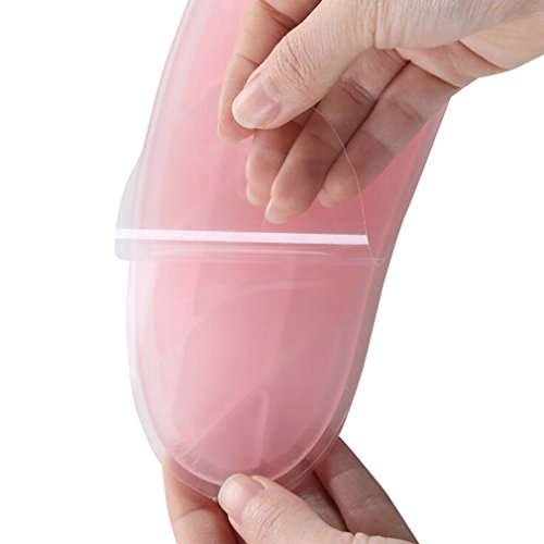 Owfeel Gel Toilet Seat Cushion Cover Pad for Bathroom Travelling Pink