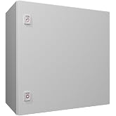 Rittal 1360.000, Wall-Mounted AX Enclosure, Carbon Steel, 23.6" Height x 23.6" Width x 13.8" Depth
