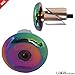 LUFA Aluminum Bar Ends Pro Scooters Bar Plugs Neo Chrome Bike Bicycle Scooter