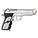 bbtac m757 airsoft spring pistol silver 150 fps spring with molded ergonomic hand grips airsoft gun(Airsoft Gun)