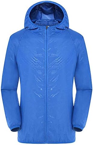 KongLyle Rainproof Windbreaker Jacket Ultra-Light Breathable Waterproof Windproof for Women Men Clothes
