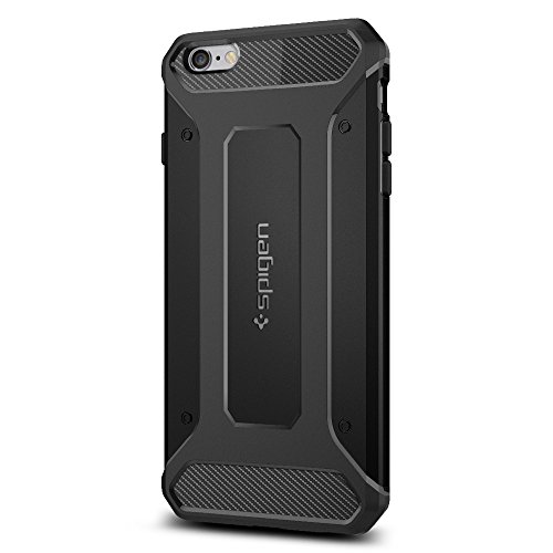 Spigen Rugged Armor Back Cover Case Designed for iPhone 6S Plus / 6 Plus - Black