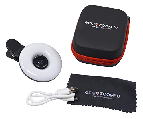 Gem-Zoom U - Universal Phone Camera Attachment 10X Macro Lens Diamond & Gemstone Jewelry Photographs