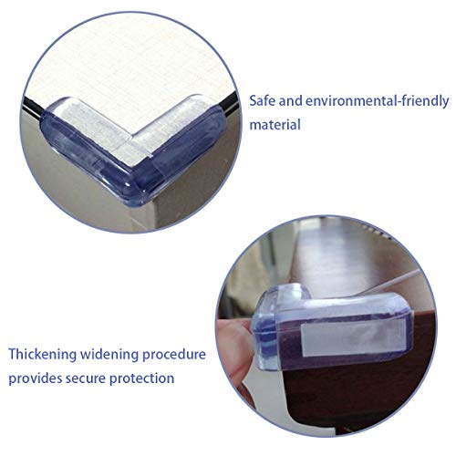 20pcs Safety Desk Table Edge Cushion Cover Protector Corner Guard for Baby Kids