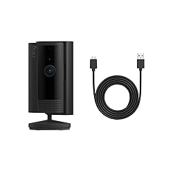 All-new Ring Indoor Cam (2nd Gen), Black with 10